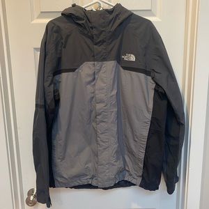 Men’s NorthFace Black and Gray Windbreaker